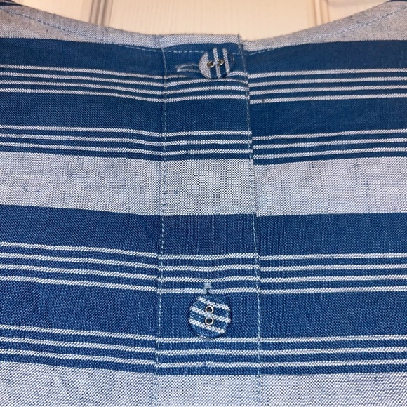 Seasalt Cornwall Linen/Cotton Striped Calenick Tunic Top - Picture 11 of 15